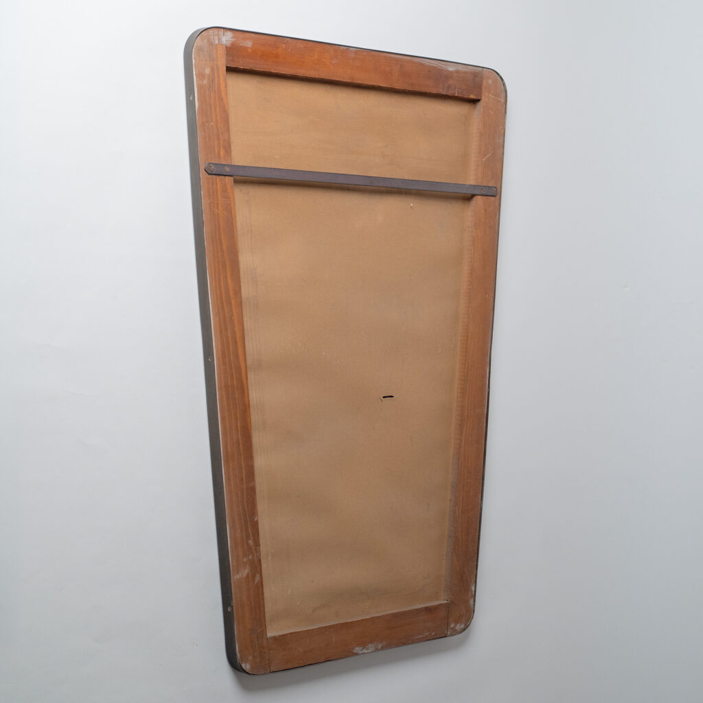 Italian Brass Mirror, 1950s