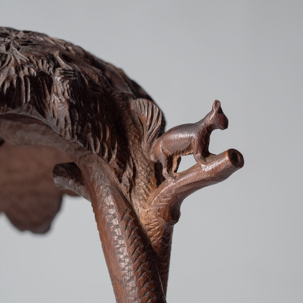 Italian Carved Wood Table Lamp, circa 1930