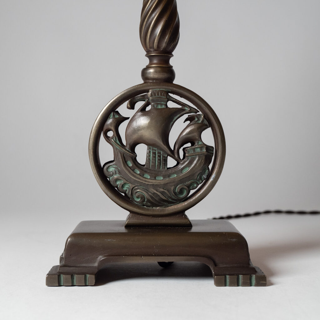 Swedish Bronze Table lamp, 1938