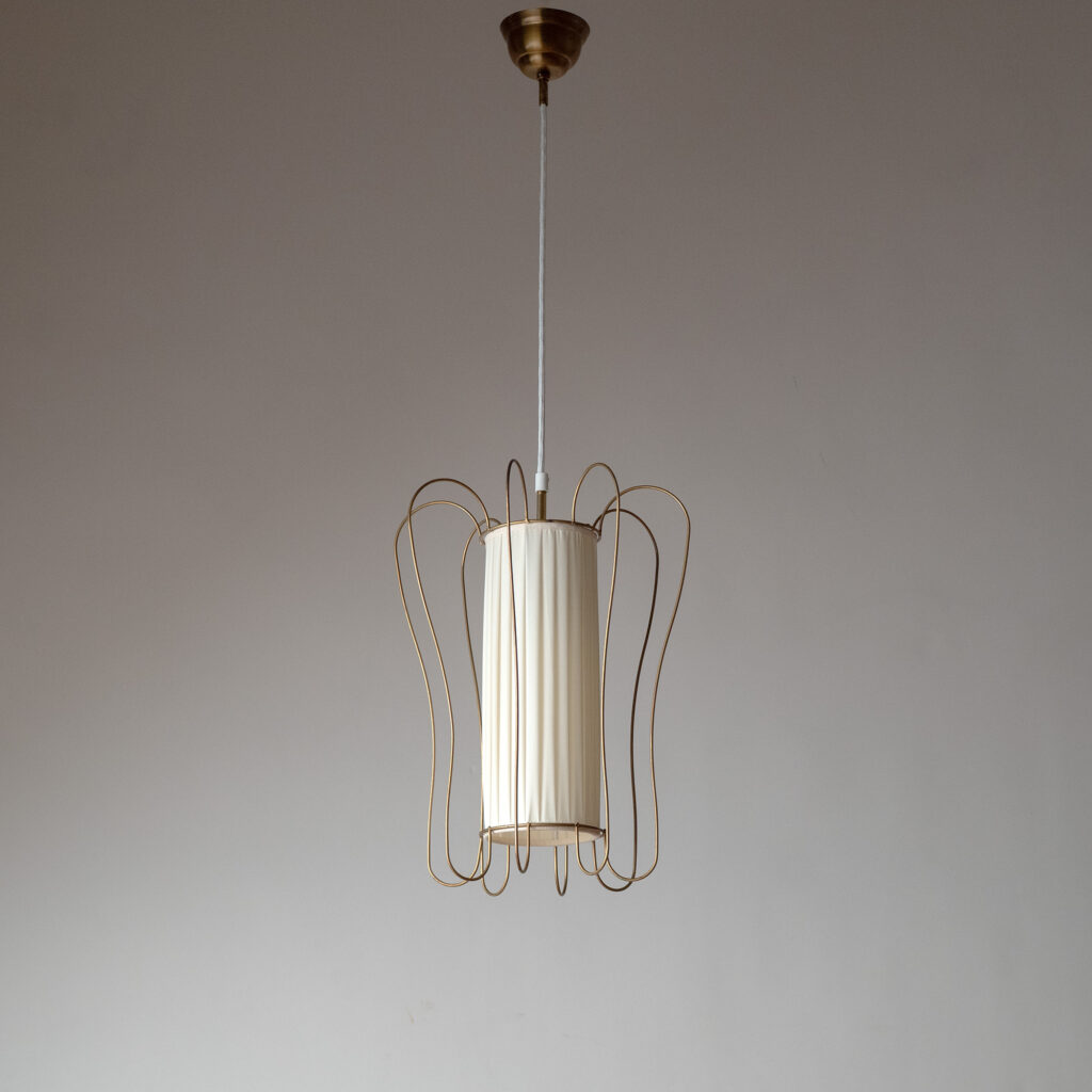Swedish Wireframe Pendant, circa 1950