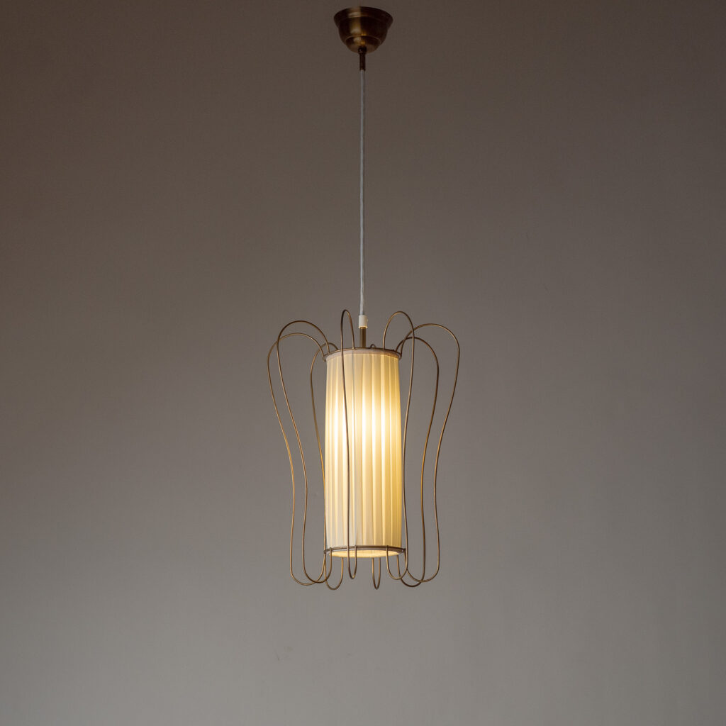 Swedish Wireframe Pendant, circa 1950